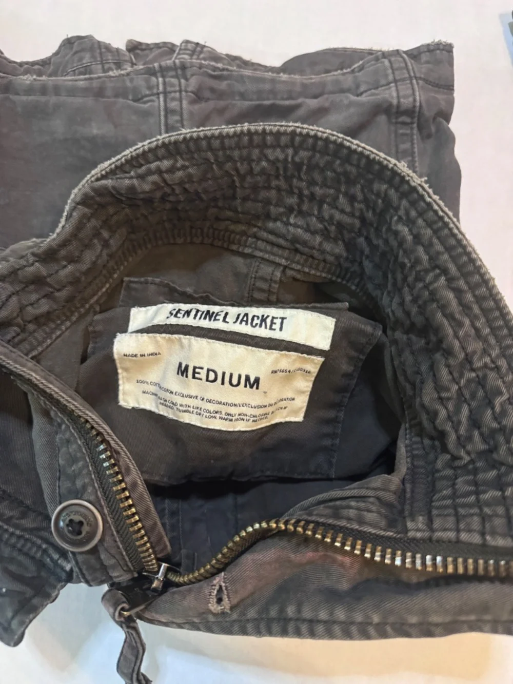 Abercrombie And Fitch Women's Medium Utility Military Jacket Brown Many Pockets - Picture 10 of 11